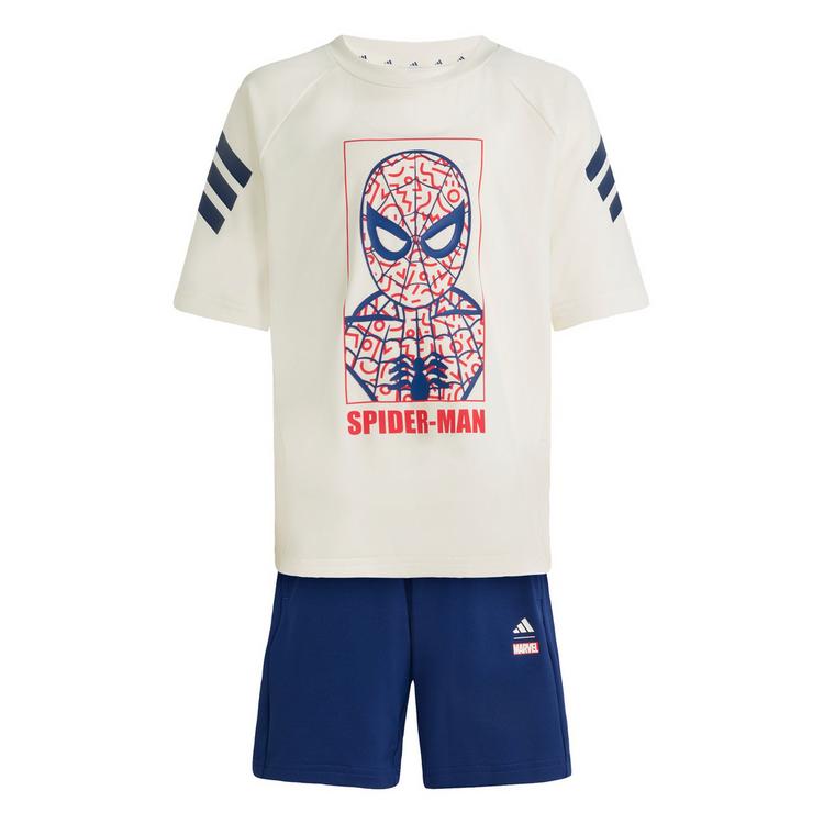 adidas adidas ADIDAS MARVEL SPIDER-MAN SPORT SET Trainingsanzug Kinder - Off White / Dark Blue - 0 | SportScheck
