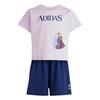 adidas ADIDAS DISNEY FROZEN T-SHIRT SET Trainingsanzug Kinder - Ice Lavender / Dark Blue