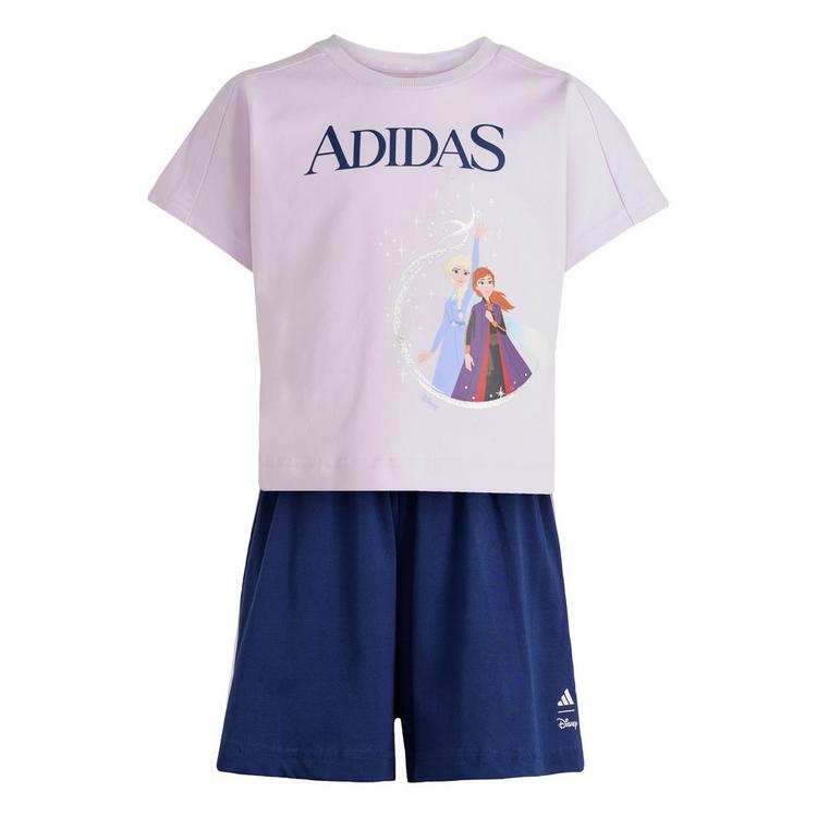 adidas adidas ADIDAS DISNEY FROZEN T-SHIRT SET Trainingsanzug Kinder - Ice Lavender / Dark Blue - 0 | SportScheck