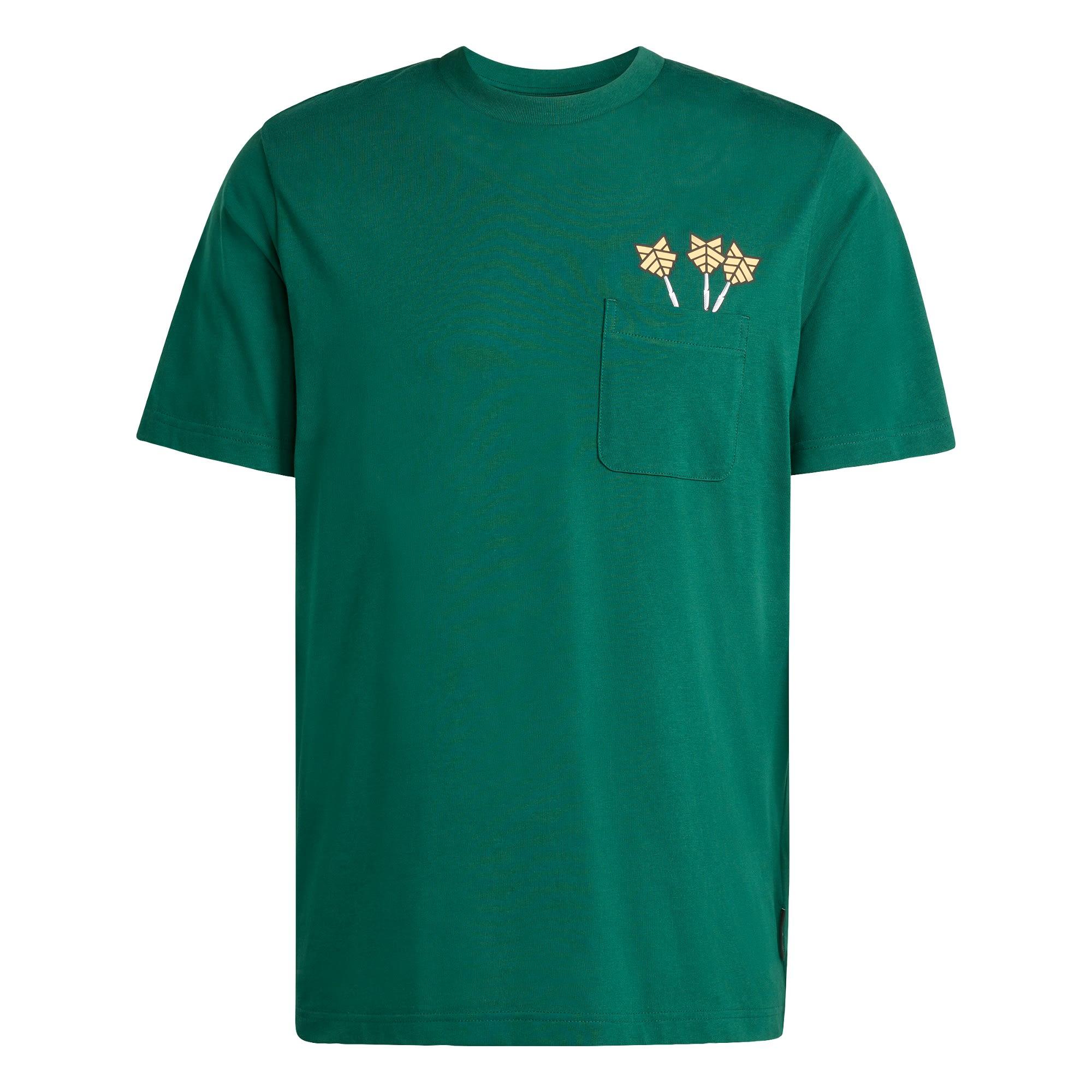 adidas NOVELTY DART GRAFIK T-SHIRT T-Shirt Herren - Collegiate Green