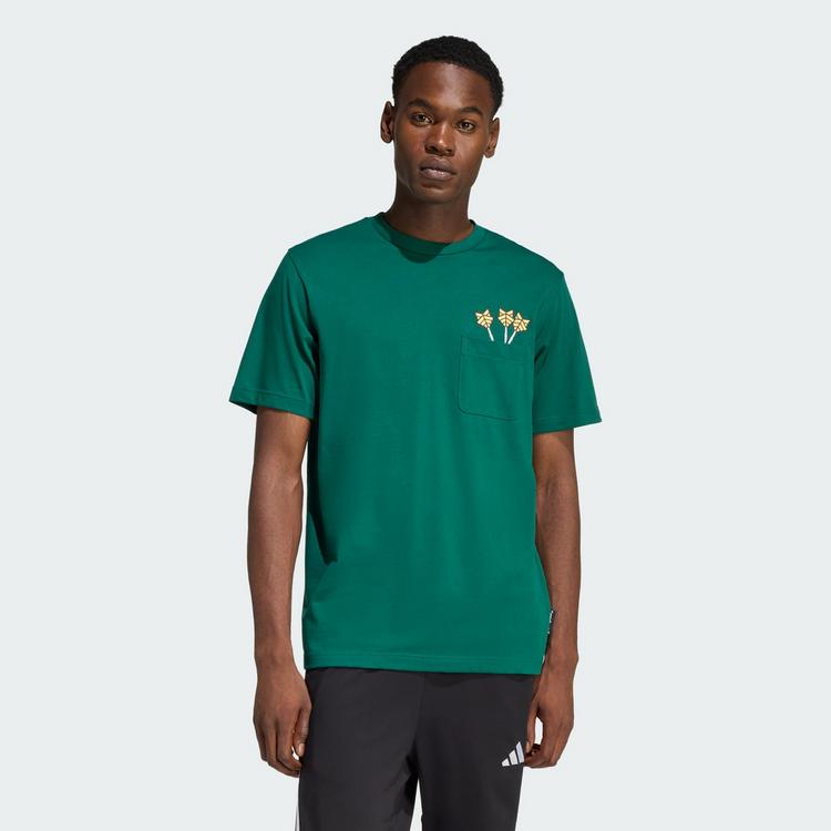 adidas adidas NOVELTY DART GRAFIK T-SHIRT T-Shirt Herren - Collegiate Green - 0 | SportScheck