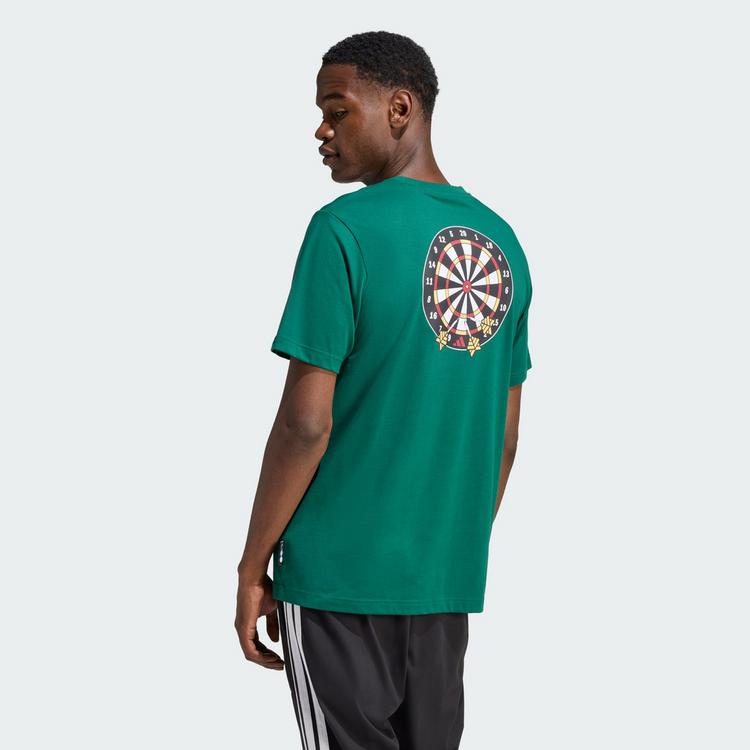 adidas adidas NOVELTY DART GRAFIK T-SHIRT T-Shirt Herren - Collegiate Green - 1 | SportScheck