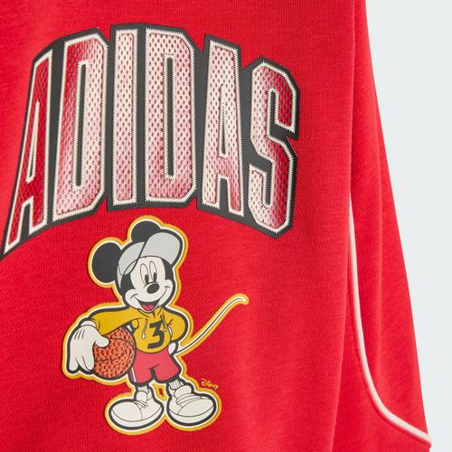 Rückansicht von adidas ADIDAS DISNEY MICKY MAUS JOGGINGANZUG Trainingsanzug Kinder Pure Ruby / Off White