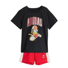 adidas ADIDAS DISNEY MICKY MAUS T-SHIRT SET Trainingsanzug Kinder Black / Off White