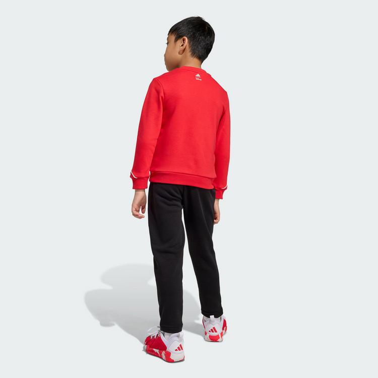 adidas adidas ADIDAS DISNEY MICKY MAUS JOGGINGANZUG Trainingsanzug Kinder - Pure Ruby / Off White - 1 | SportScheck