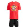 adidas ADIDAS DISNEY MICKY MAUS T-SHIRT-SET Trainingsanzug Kinder - Pure Ruby / Off White