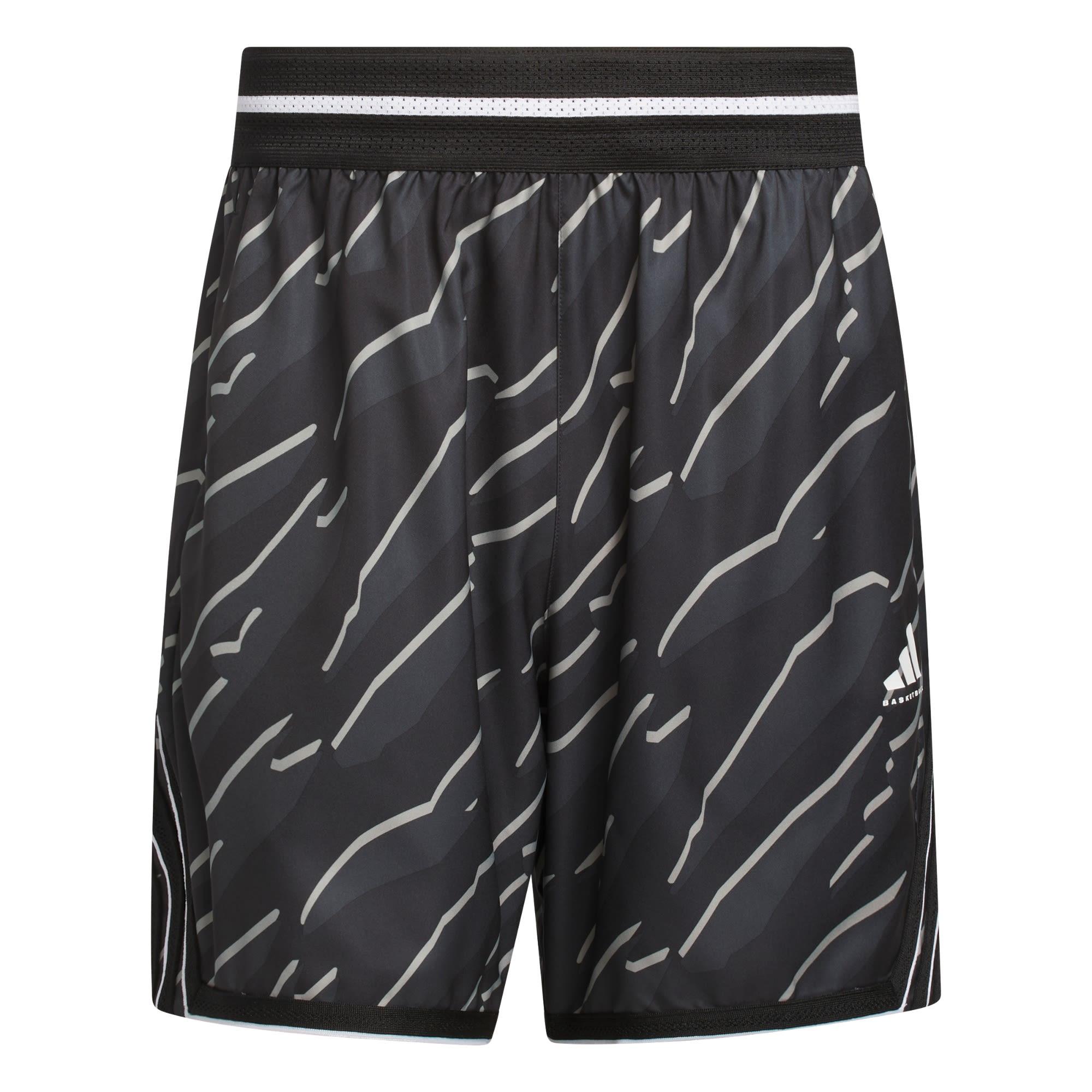 adidas ADIDAS CRAZY LITE AOP SHORTS Basketball-Shorts Herren - Black