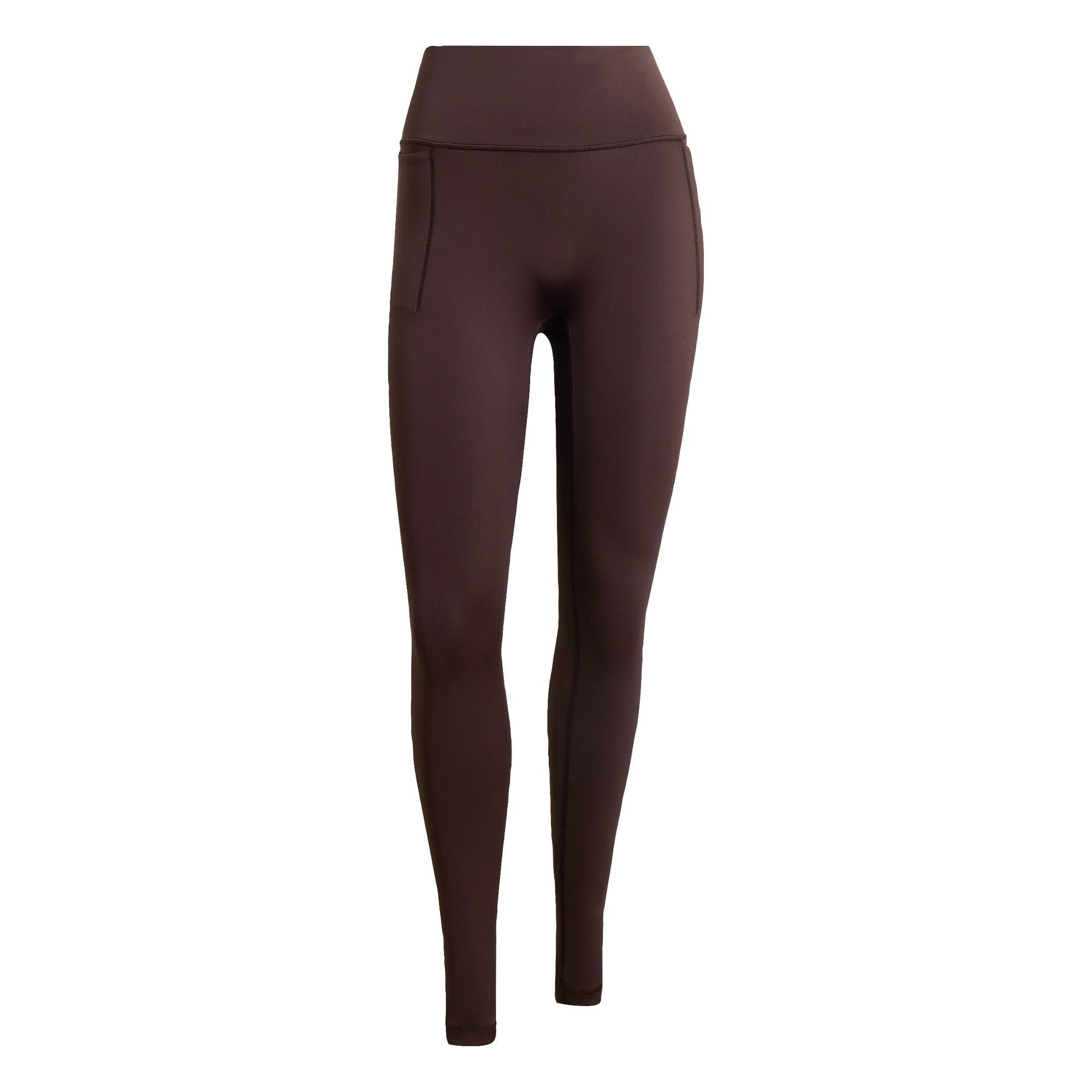 adidas Optime Workout Full Length Leggings Tights Damen - Aurora Coffee