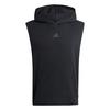 adidas Power Workout Sleeveless Hoodie Funktionstank Herren - Black