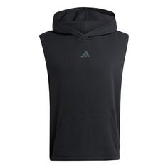adidas POWER WORKOUT TANKTOP MIT KAPUZE Funktionstank Herren Black