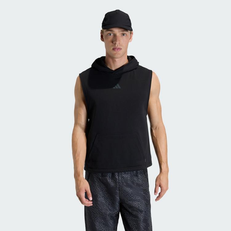 adidas adidas POWER WORKOUT TANKTOP MIT KAPUZE Funktionstank Herren - Black - 0 | SportScheck
