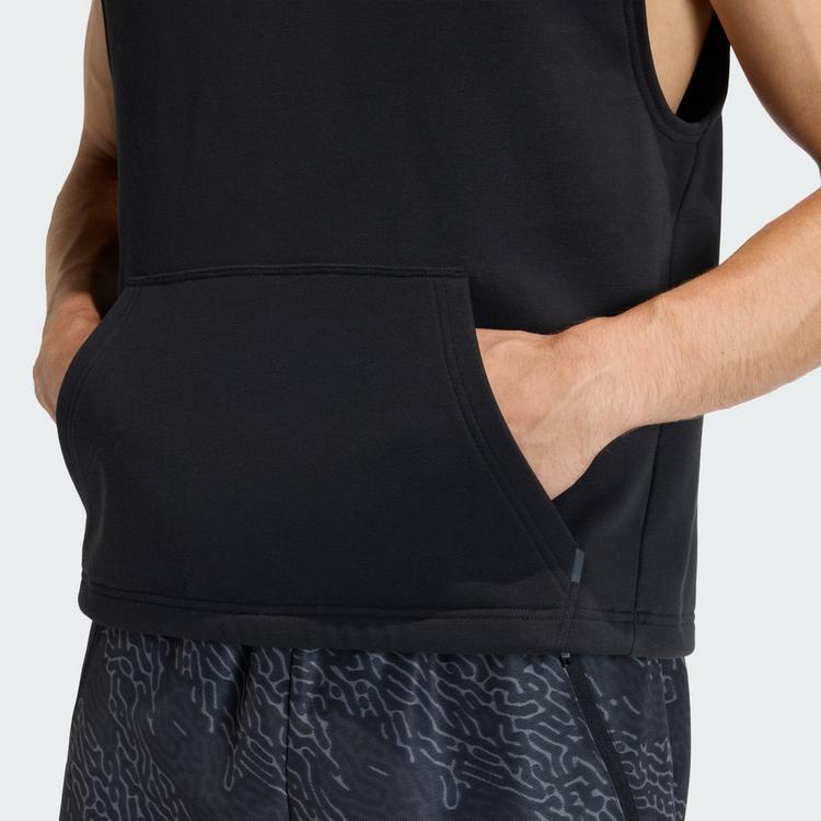 adidas adidas POWER WORKOUT TANKTOP MIT KAPUZE Funktionstank Herren - Black - 0 | SportScheck