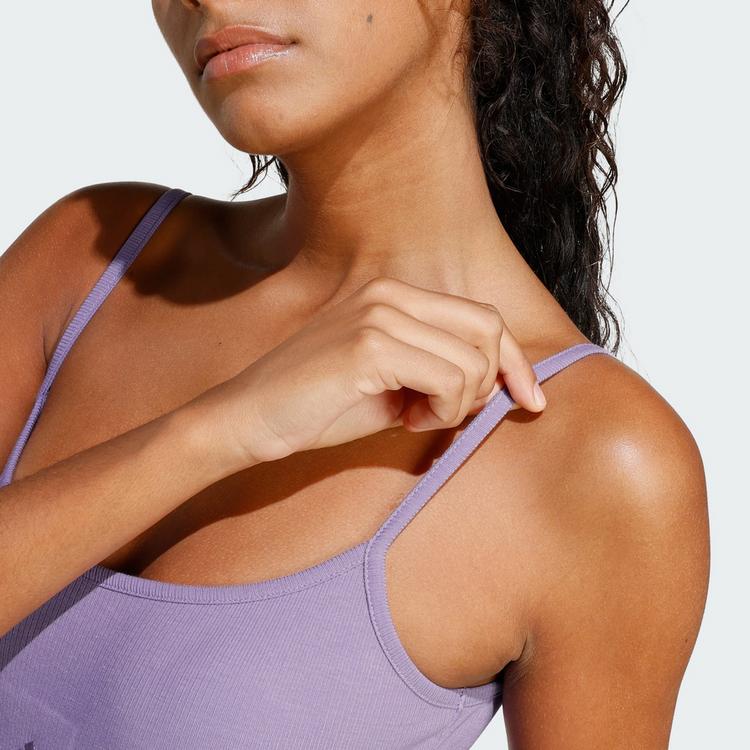 adidas adidas Seasonal Essentials Rib Top Tanktop Damen - Magic Lilac - 1 | SportScheck