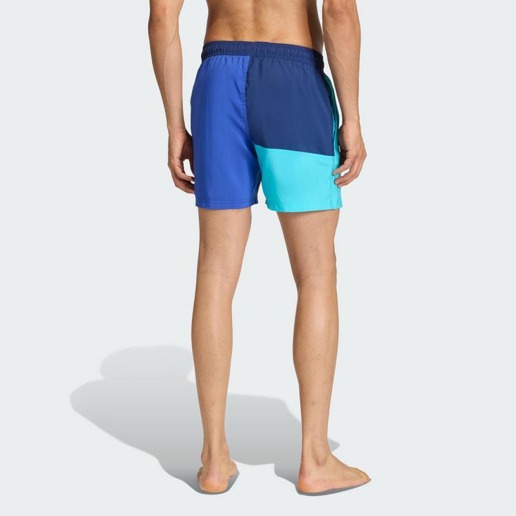 adidas adidas COLORBLOCK BADESHORTS 5INCH Badehose Herren - Lucid Cyan / Semi Lucid Blue - 1 | SportScheck
