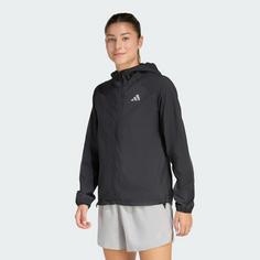 Rückansicht von adidas adi365 Running Essentials Jacket Laufjacke Damen Black