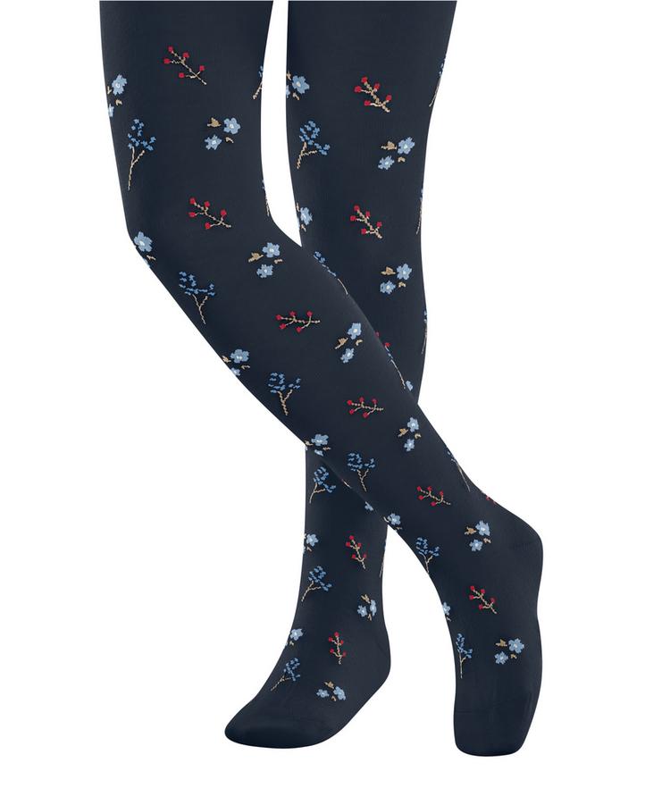 Falke Falke Little Flowers TI Socken Kinder - space blue (6116) - 0 | SportScheck