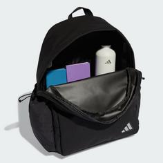 Rückansicht von adidas Rucksack ESSENTIALS BACK TO SCHOOL TOP RUCKSACK Daypack Black / Silver Metallic