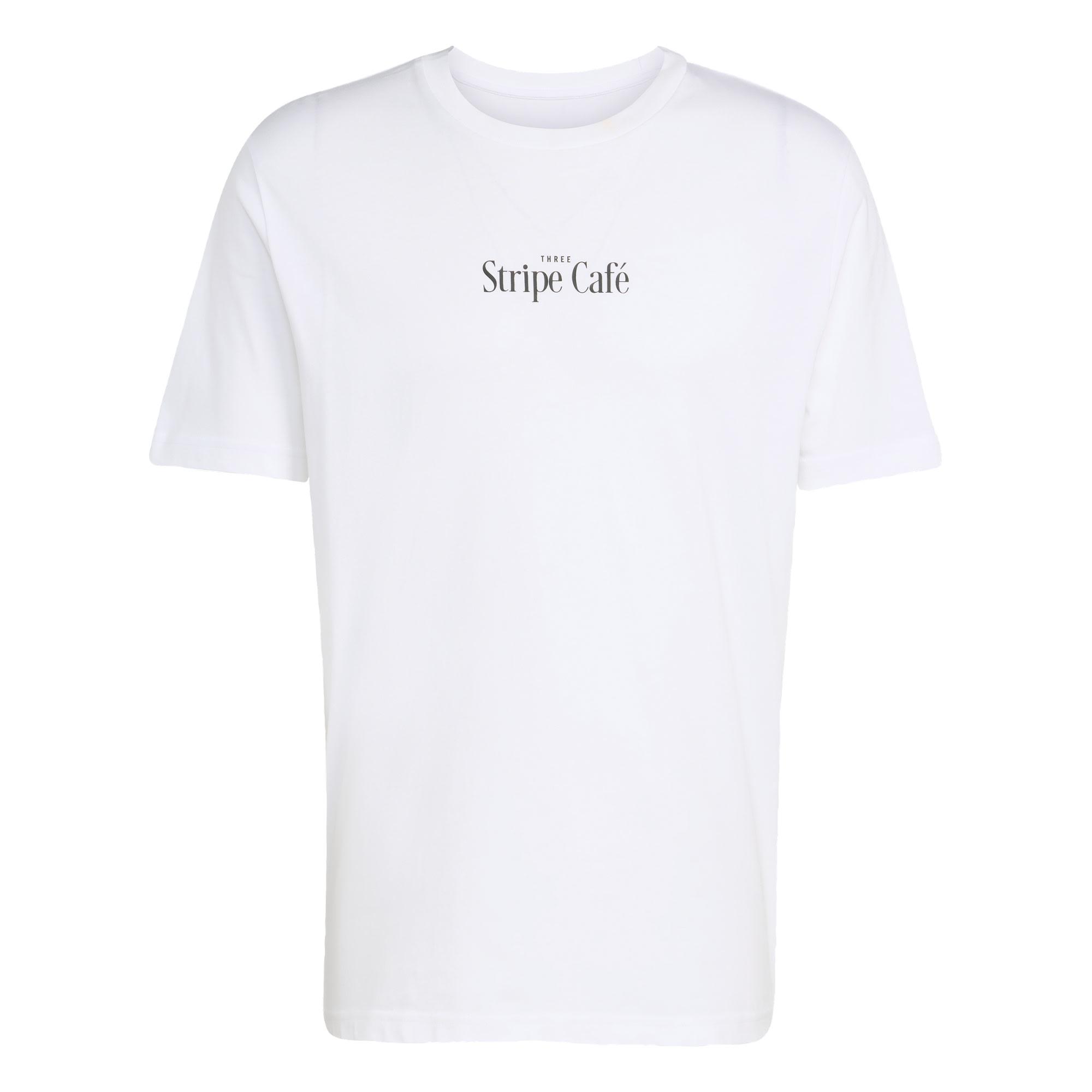 adidas COFFEE CAFE DONUT BOX GRAPHIC T-SHIRT T-Shirt Herren - White