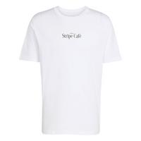 adidas COFFEE CAFE DONUT BOX GRAPHIC T-SHIRT T-Shirt Herren - White