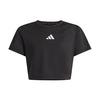 adidas Train Essentials Seasonal Print T-Shirt T-Shirt Kinder - Black / Silver Metallic