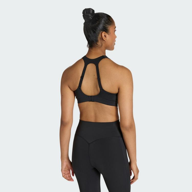 adidas adidas Optime Power High Support Bra BH Damen - Black - 1 | SportScheck