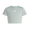 adidas Train Essentials Seasonal Print T-Shirt T-Shirt Kinder - Wonder Sage / Silver Metallic