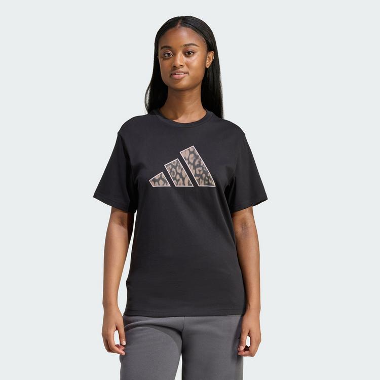 adidas adidas Animal Graphic T-Shirt T-Shirt Damen - Black - 0 | SportScheck