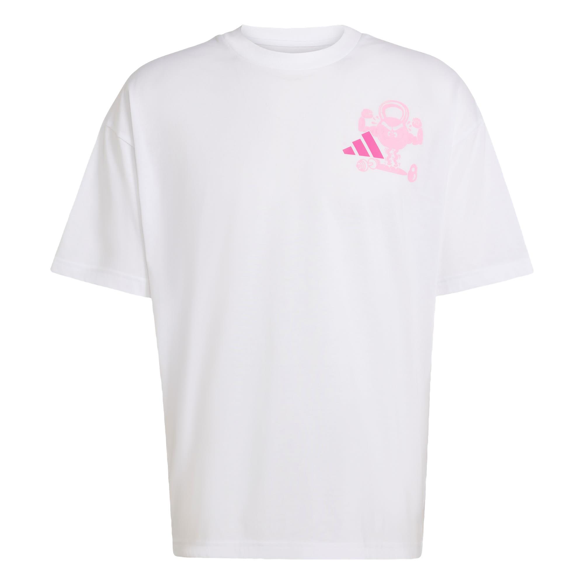 adidas CLIMACOOL FUN TRAINING Grafik T-Shirt T-Shirt Herren - White