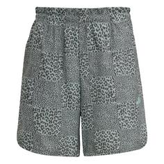 adidas FUTURE ICONS ALLOVER PRINTED Shorts. Funktionsshorts Kinder Wonder Sage / Charcoal / Tactile Green