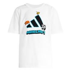 adidas ADIDAS MINECRAFT TRAININGS-T-SHIRT T-Shirt Kinder White