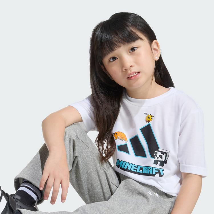 adidas adidas ADIDAS MINECRAFT TRAININGS-T-SHIRT T-Shirt Kinder - White - 1 | SportScheck