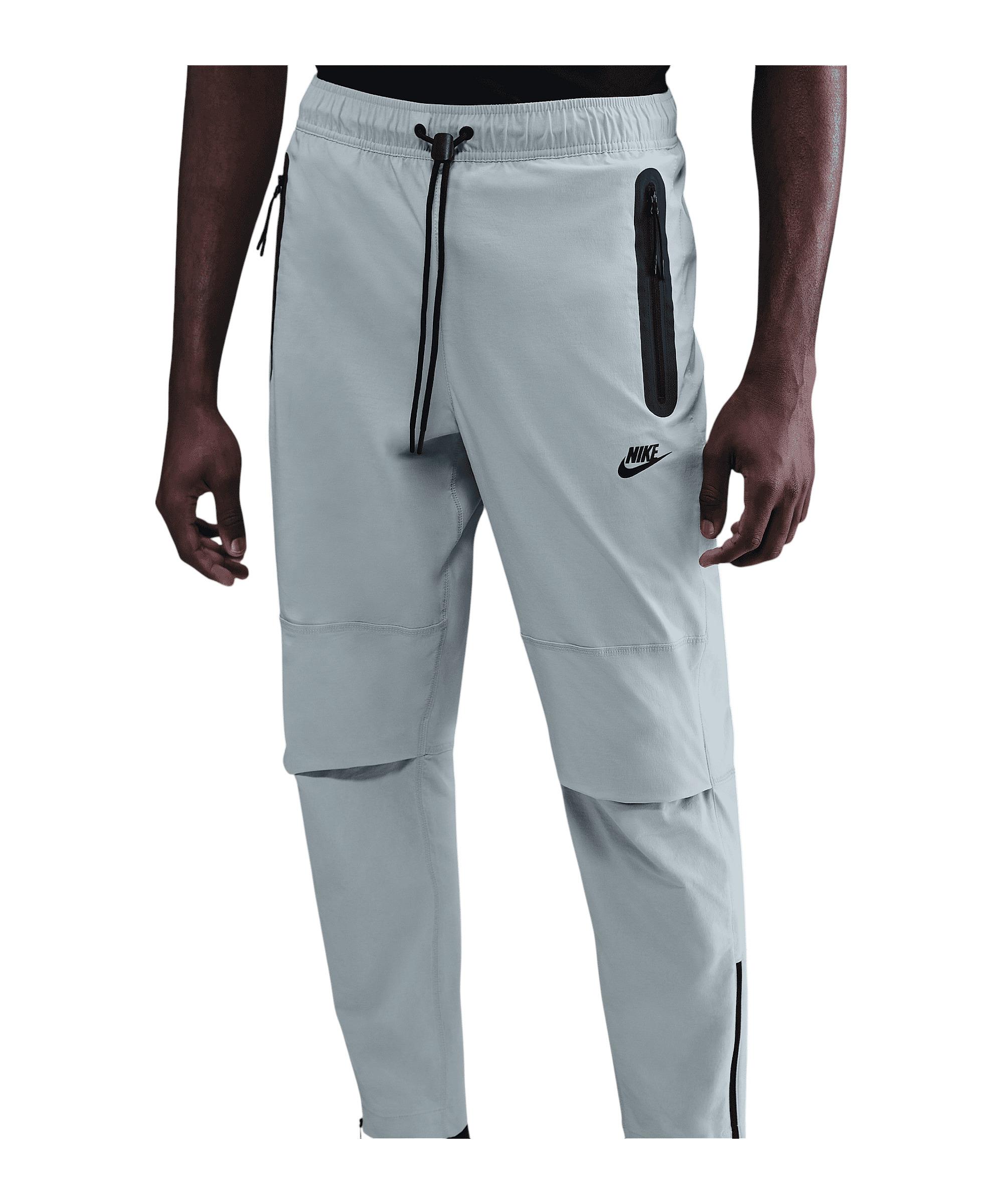 Nike Tech Open Hem Hose Shorts Herren - grauschwarz