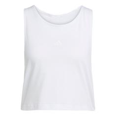 adidas Yoga Essentials Cropped Tank Croptop Damen White