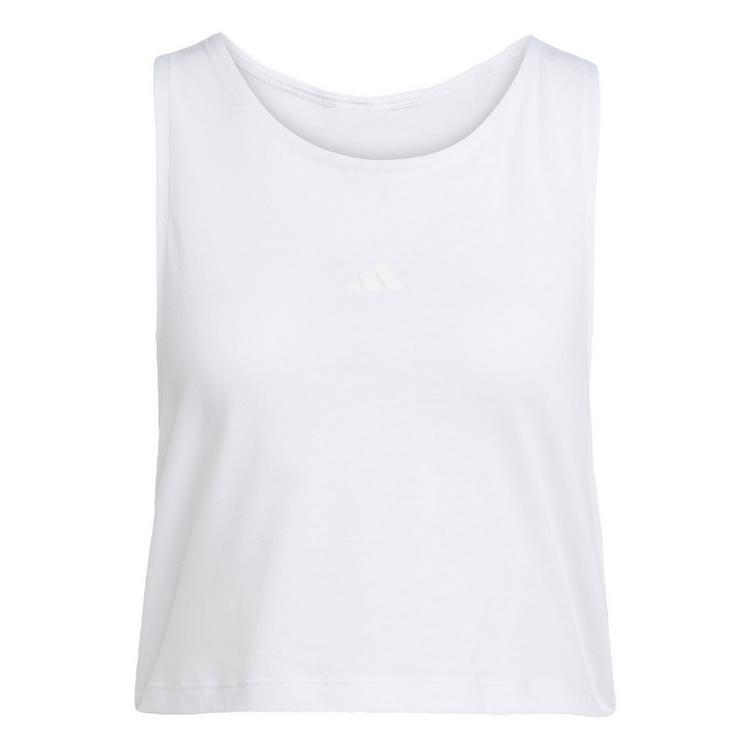 adidas adidas Yoga Essentials Tanktop, k&uuml;rzer... Croptop Damen - White - 0 | SportScheck