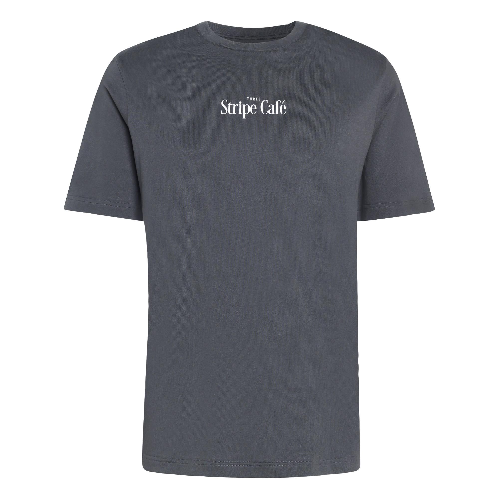 adidas COFFEE CAFE DONUT BOX GRAPHIC T-SHIRT T-Shirt Herren - Grey Six