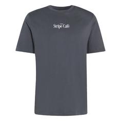 adidas COFFEE CAFE DONUT BOX GRAPHIC T-SHIRT T-Shirt Herren Grey Six
