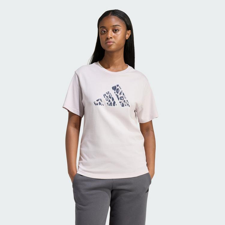 adidas adidas Animal Graphic T-Shirt T-Shirt Damen - Ice Purple - 0 | SportScheck