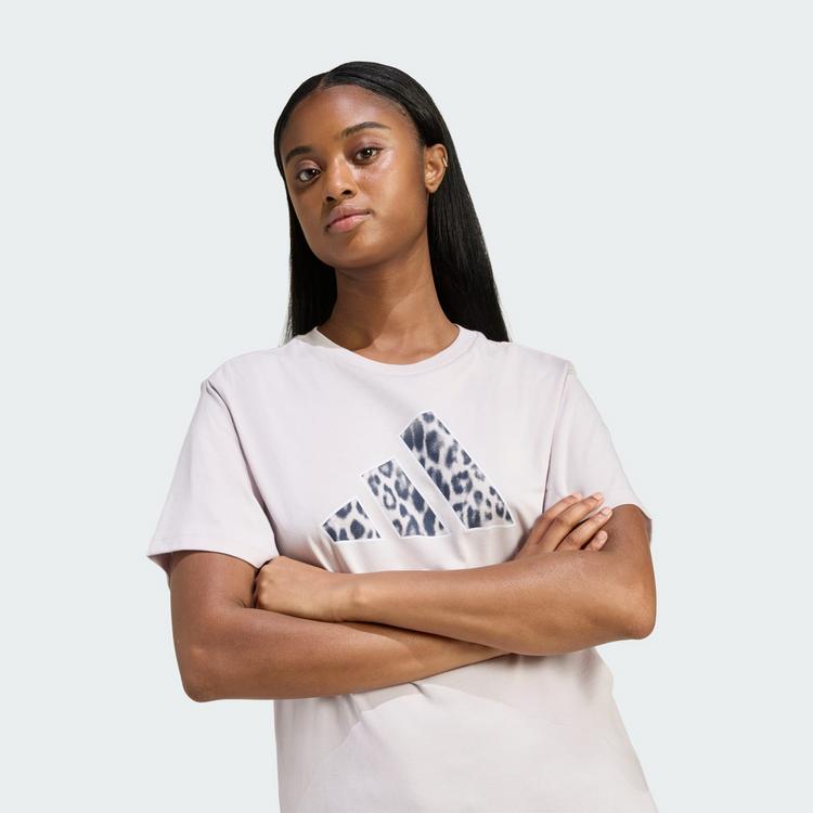 adidas adidas Animal Graphic T-Shirt T-Shirt Damen - Ice Purple - 0 | SportScheck