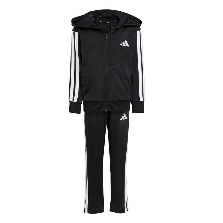 adidas adidas Essentials Kids Trainingsanzug Hoodie Kinder - Black / White - 0 | SportScheck