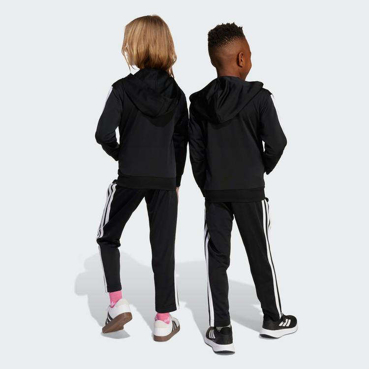 adidas adidas Essentials Kids Trainingsanzug Hoodie Kinder - Black / White - 2 | SportScheck