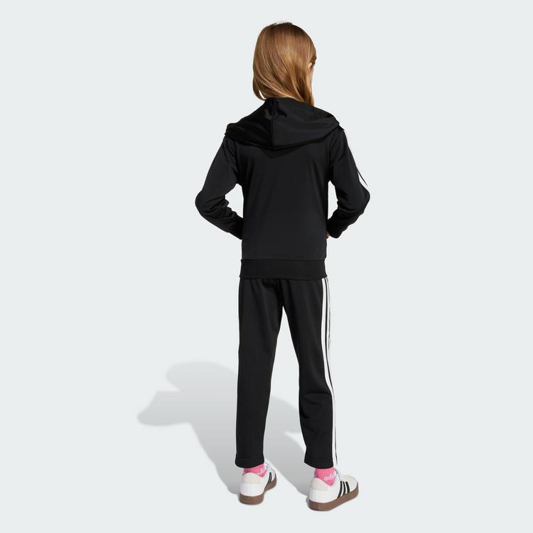 adidas adidas Essentials Kids Trainingsanzug Hoodie Kinder - Black / White - 3 | SportScheck
