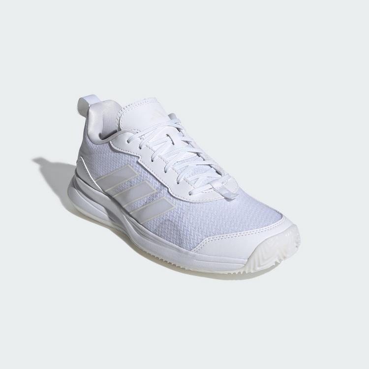 adidas adidas Avaflash Tennisschuhe Tennisschuhe Damen - Cloud White / Cloud White / Zero Metalic - 3 | SportScheck