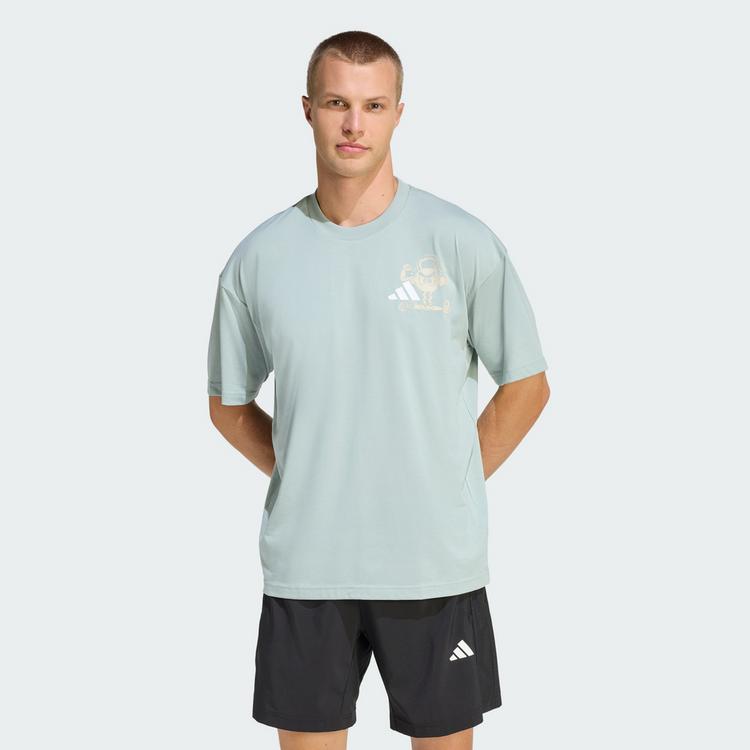 adidas adidas CLIMACOOL FUN TRAINING Grafik T-Shirt T-Shirt Herren - Wonder Sage - 0 | SportScheck