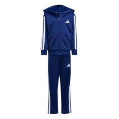 adidas Essentials Trainingsanzug Kinder Hoodie Kinder Dark Blue / White