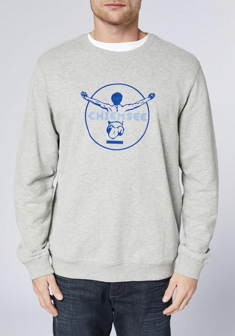 Chiemsee Chiemsee Sweatshirt Sweatshirt Herren - 17-4402M Neutral Gray Melange - 4 | SportScheck