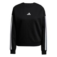 adidas Essentials 3-Streifen Sweatshirt Sweatshirt Damen Black / White