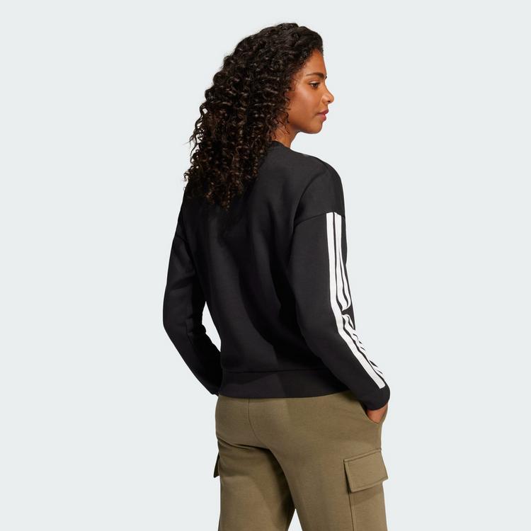 adidas adidas Essentials 3-Streifen Sweatshirt Sweatshirt Damen - Black / White - 1 | SportScheck