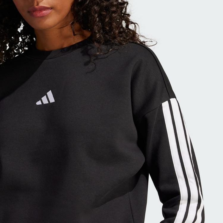 adidas adidas Essentials 3-Streifen Sweatshirt Sweatshirt Damen - Black / White - 0 | SportScheck