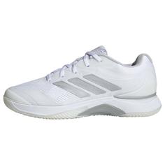 adidas Avacourt 3 Clay Tennisschuh Tennisschuhe Damen Cloud White / Silver Metallic / Dash Grey