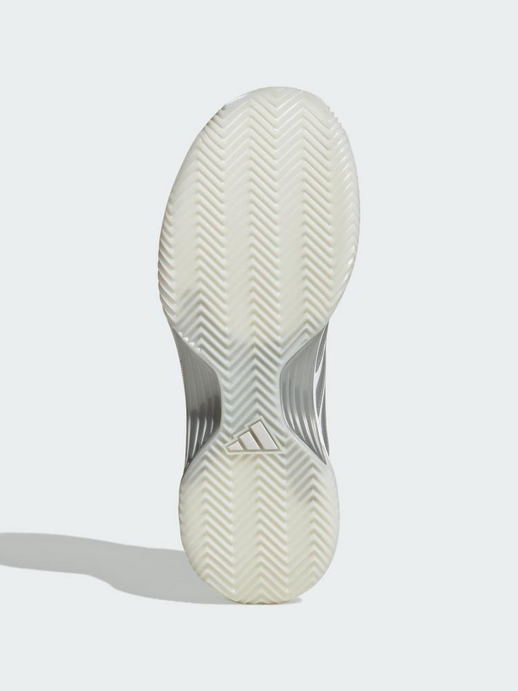adidas adidas Avacourt 3 Clay Tennisschuh Tennisschuhe Damen - Cloud White / Silver Metallic / Dash Grey - 2 | SportScheck